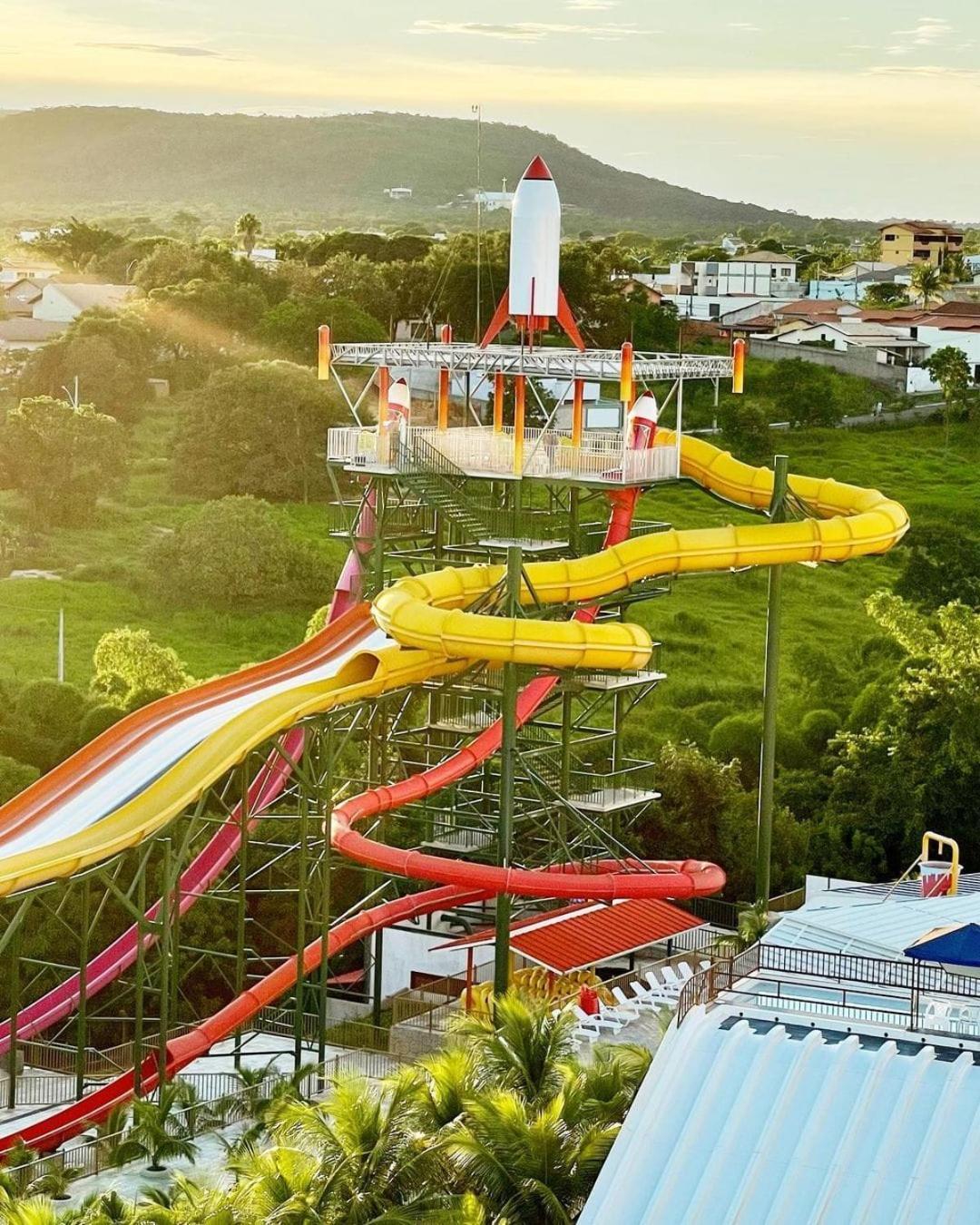 Hotel Spazzio Diroma Cafe Da Manha E Acesso Ao Acqua Park Caldas Novas Kültér fotó
