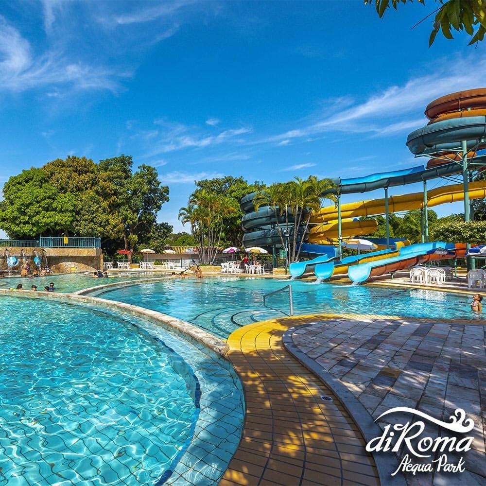 Hotel Spazzio Diroma Cafe Da Manha E Acesso Ao Acqua Park Caldas Novas Kültér fotó