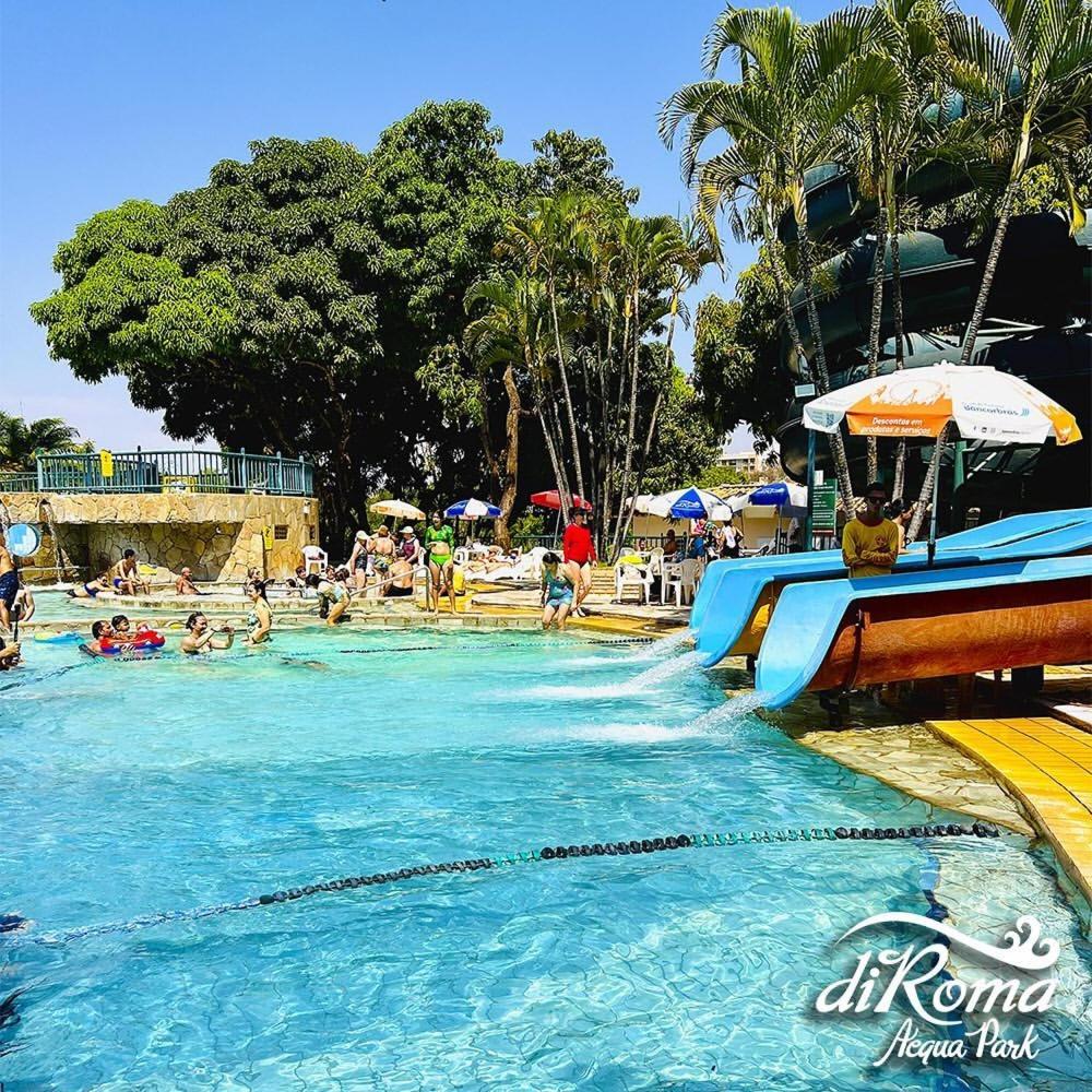 Hotel Spazzio Diroma Cafe Da Manha E Acesso Ao Acqua Park Caldas Novas Kültér fotó